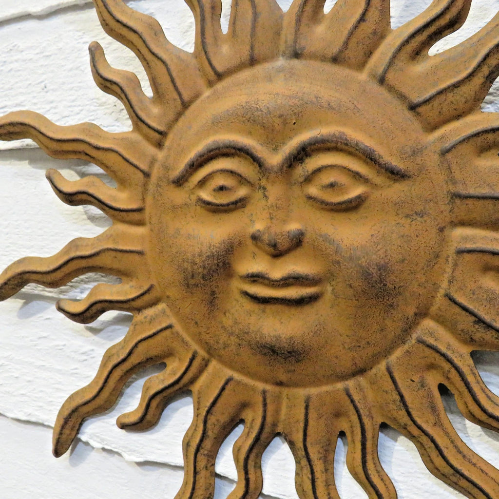 Metal Sun Wall Art — Home & Garden Decor, Unique Gift, Rustic Charm