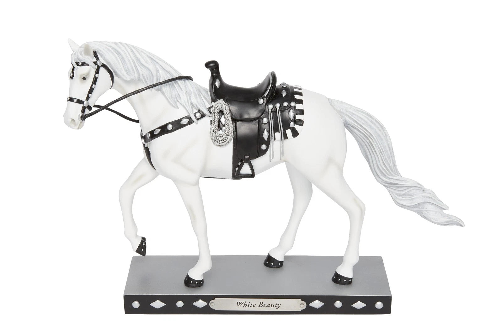 Enesco the Trail of Painted Ponies White Beauty Horse Figurine 2.5 Inch
