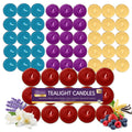 15-60 Scented Tea Lights Candles — Various Perfumes, 4 Hour Burn