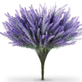 Artificial Silk Lavender Flower 144 Head Bouquet — UV Resistant Fake Plant