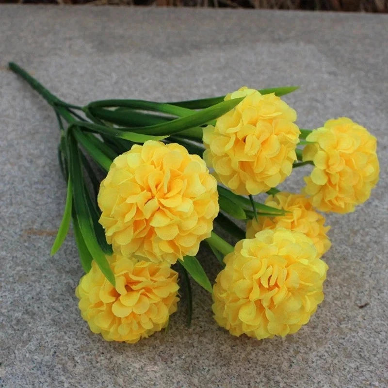 Artificial Flowers Silk Fake Plants UV Resistant — Home In/Outdoor Garden Decor