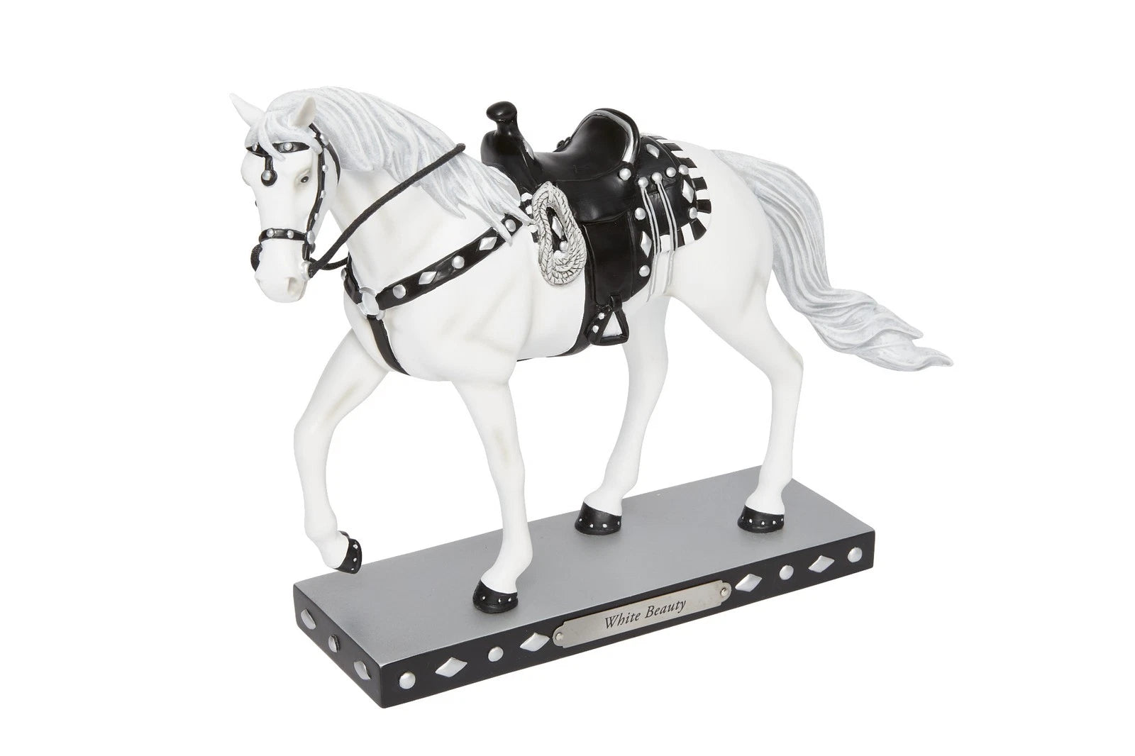 Enesco the Trail of Painted Ponies White Beauty Horse Figurine 2.5 Inch
