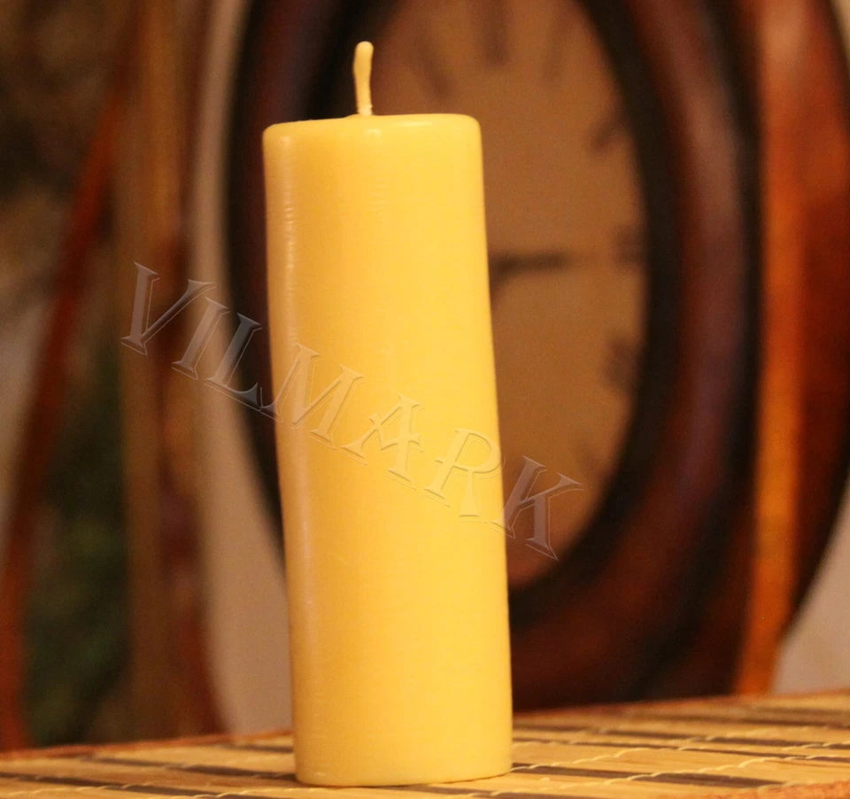 Handmade 100% Pure Beeswax Candles — Cotton Wick