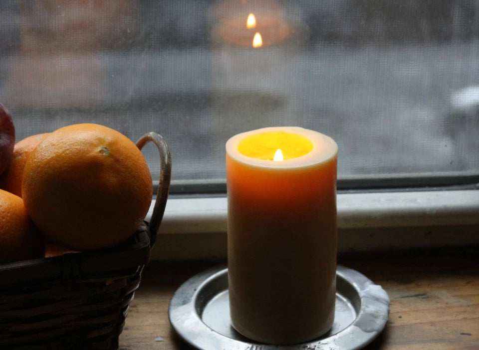 Handmade 100% Pure Beeswax Candles — Cotton Wick
