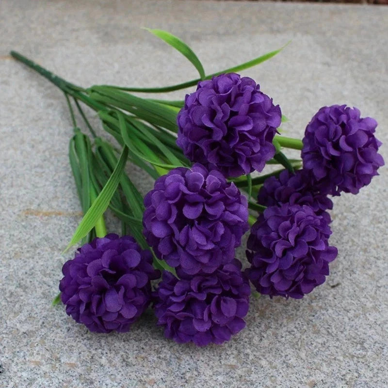 Artificial Flowers Silk Fake Plants UV Resistant — Home In/Outdoor Garden Decor