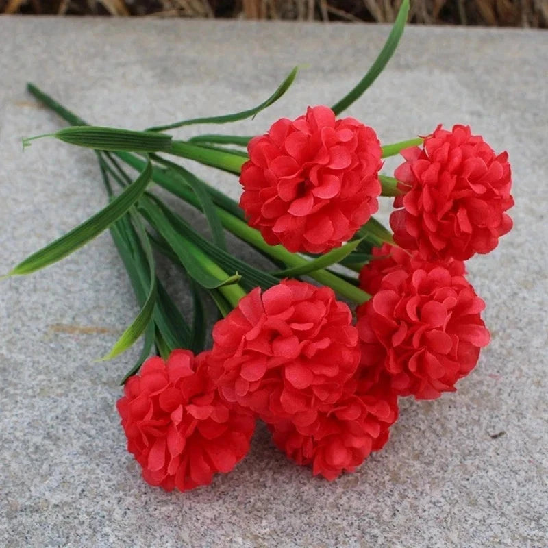 Artificial Flowers Silk Fake Plants UV Resistant — Home In/Outdoor Garden Decor