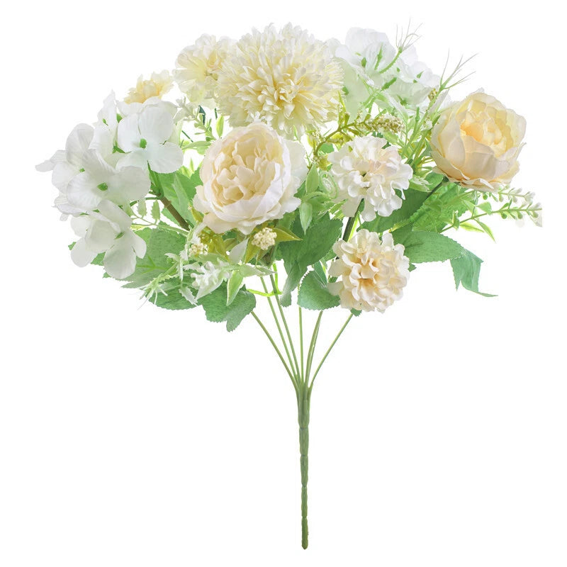 Silk Peony Artificial Fake Flowers Bunch Bouquet
