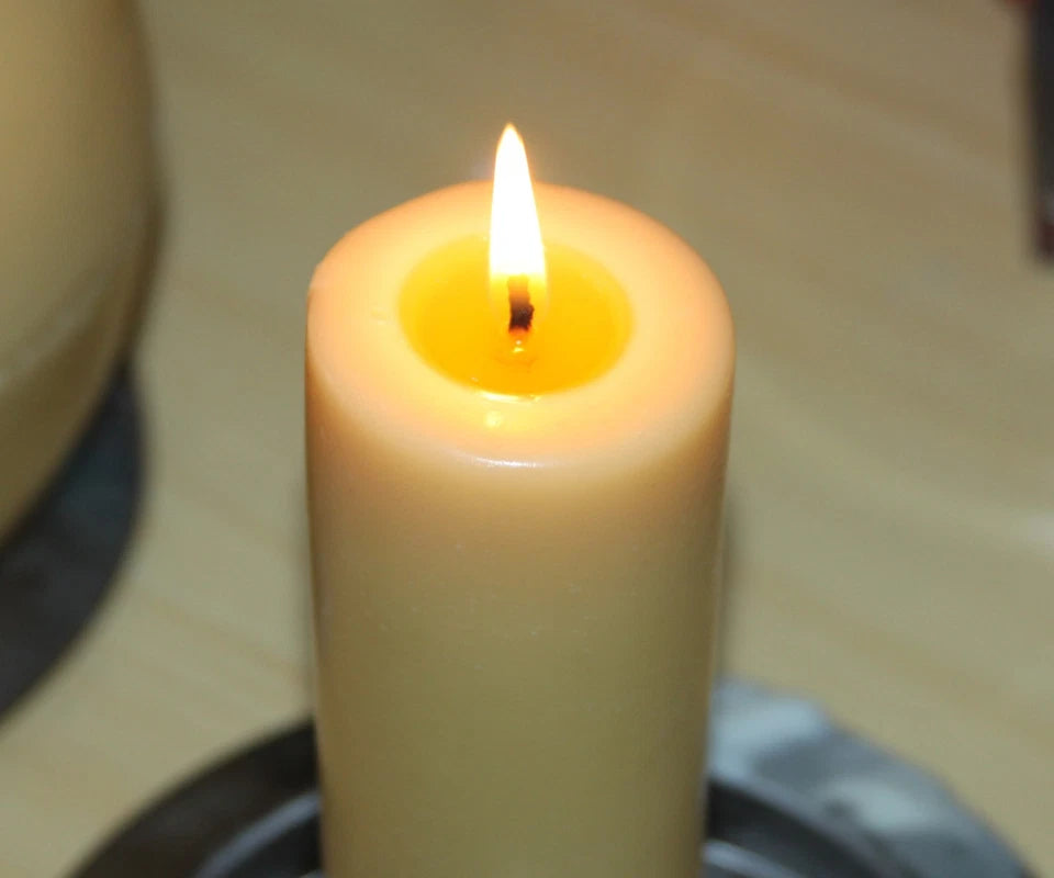 Handmade 100% Pure Beeswax Candles — Cotton Wick